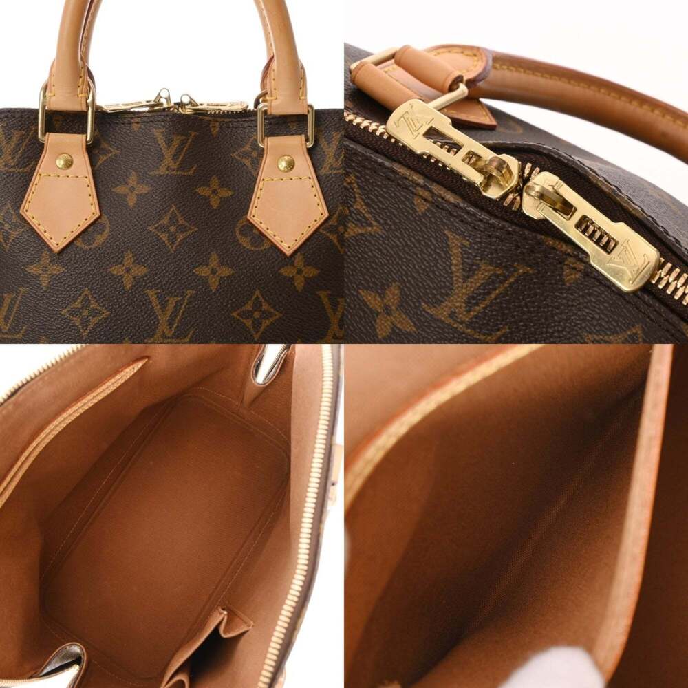 LOUIS VUITTON Authentic Brown Monogram Canvas Alma Bag - Picture 10 of 11